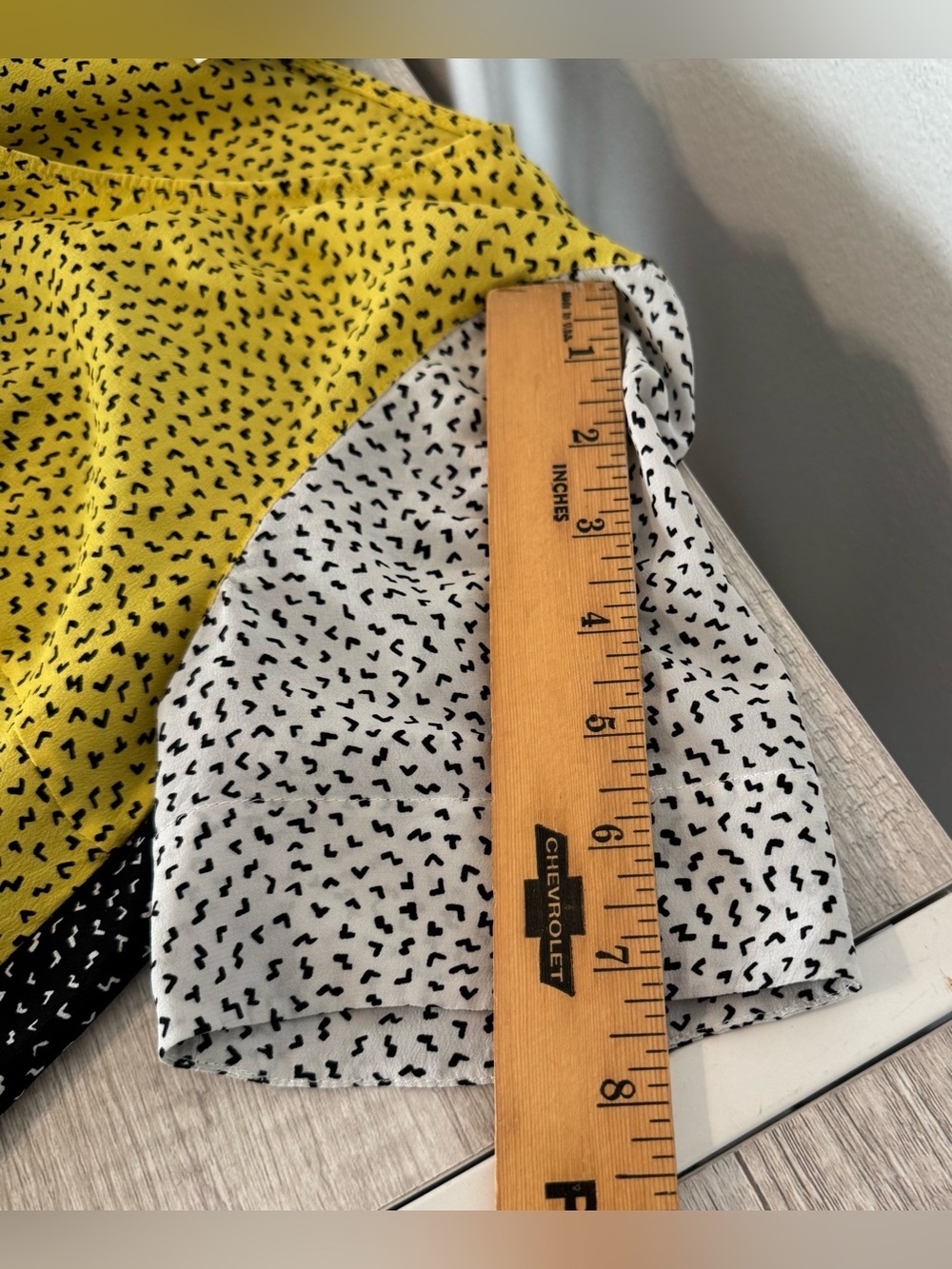 Akris Punto Silk Memphis Colorblock Abstract Pattern Short Sleeve Blouse Size 2 - Picture 6 of 8